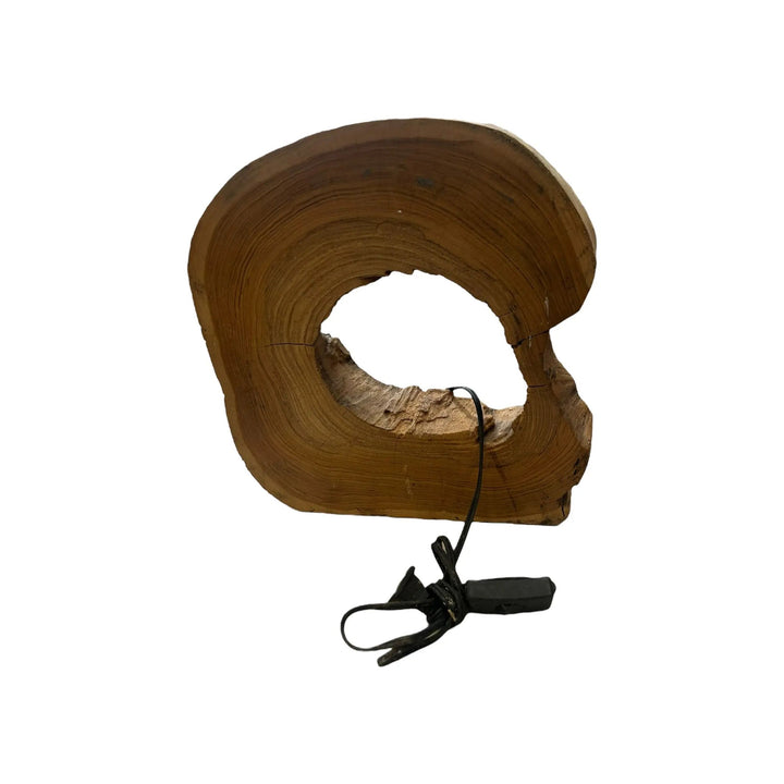 Teak Table Lamp - Broward Design Center