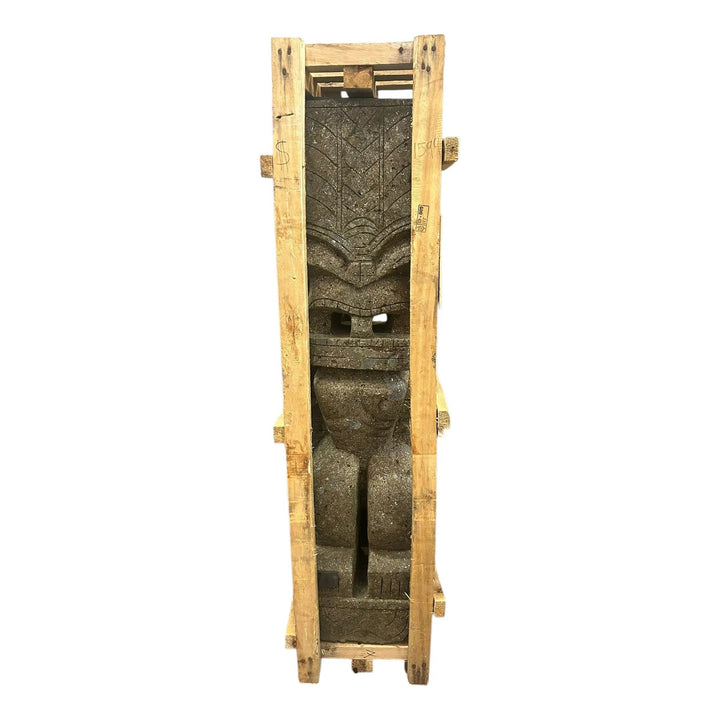 60” Tiki Stone Statue Broward Design Center