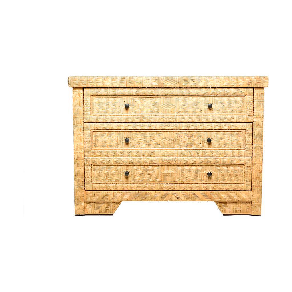 Laurel Woven Rattan Chest Mecox