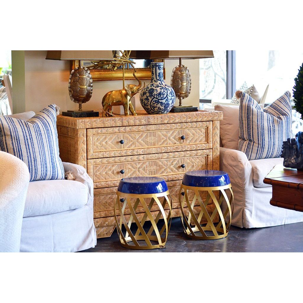 Laurel Woven Rattan Chest Mecox