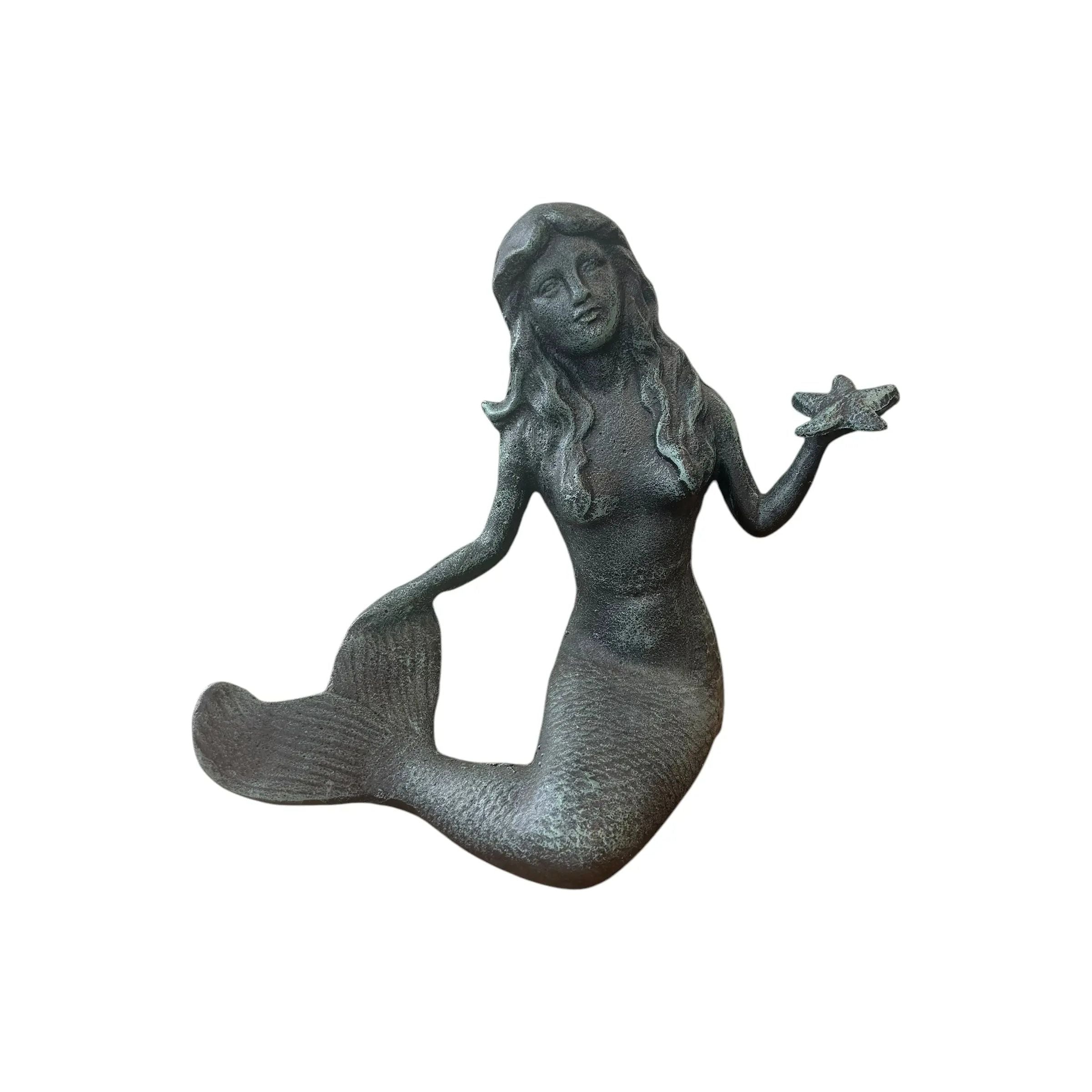 11”H Mermaid Decor Cool nauticals/ tropicals