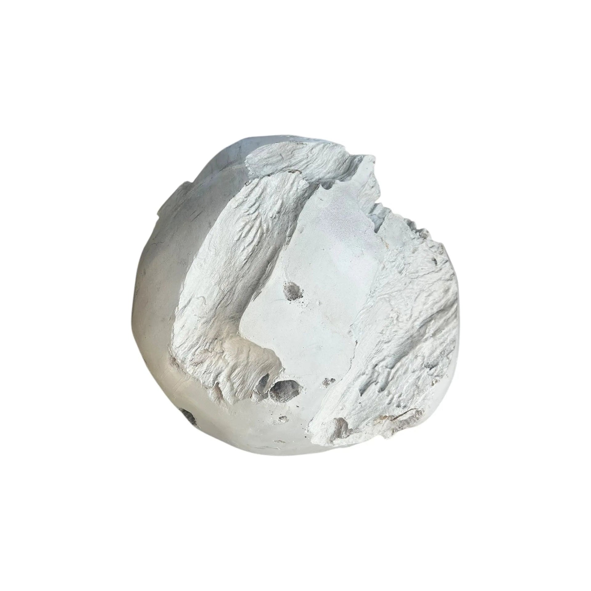 White Teak Weathered Ball Broward Design Center