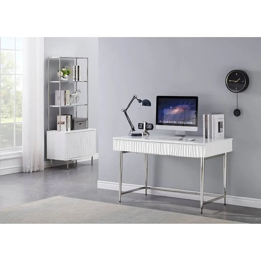 2 Drawer White Console Table Broward Design Center