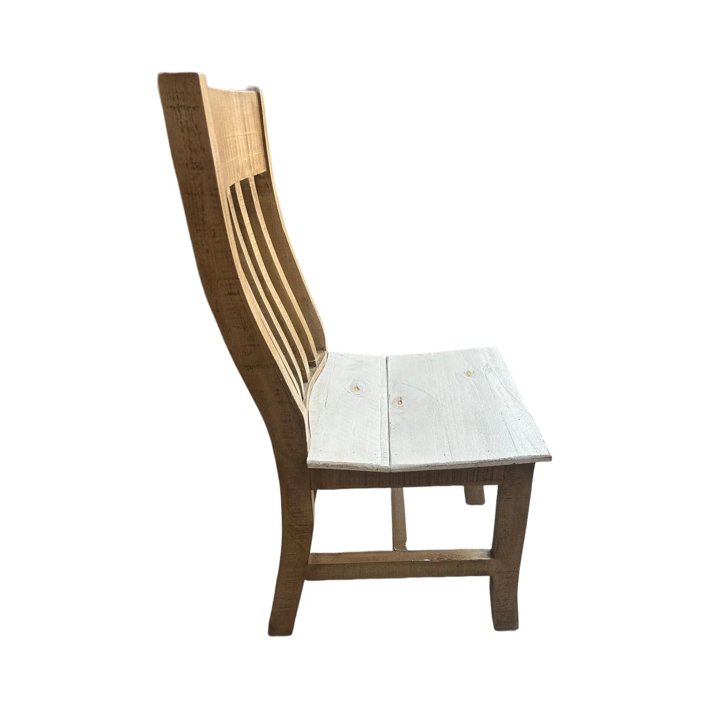 Antique White Wash Teak Chair Broward Design Center
