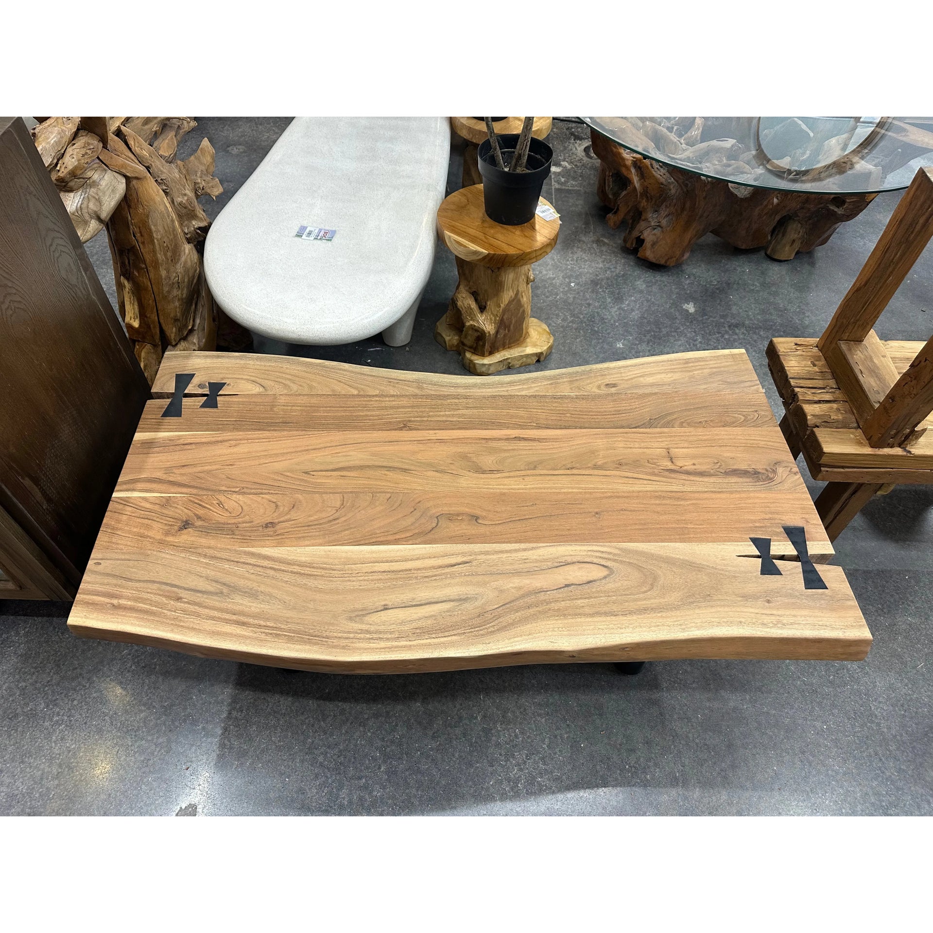 Panama Live Edge Coffee Table Primitive Collection