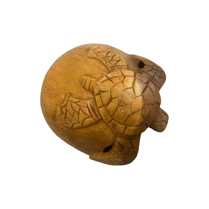 Teak Sea turtle Bowl Broward Design Center