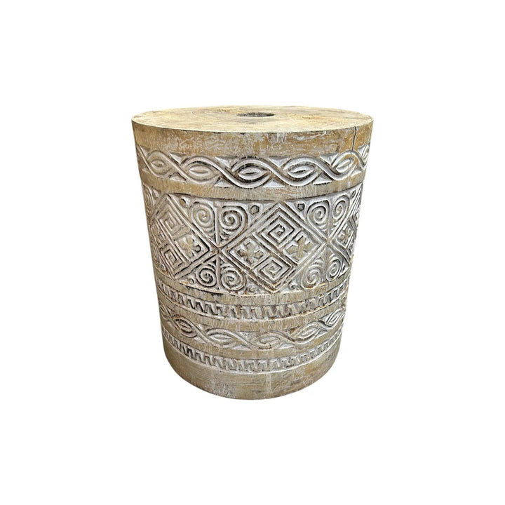 Carved Teak Umbrella Holder The Broward Design Center