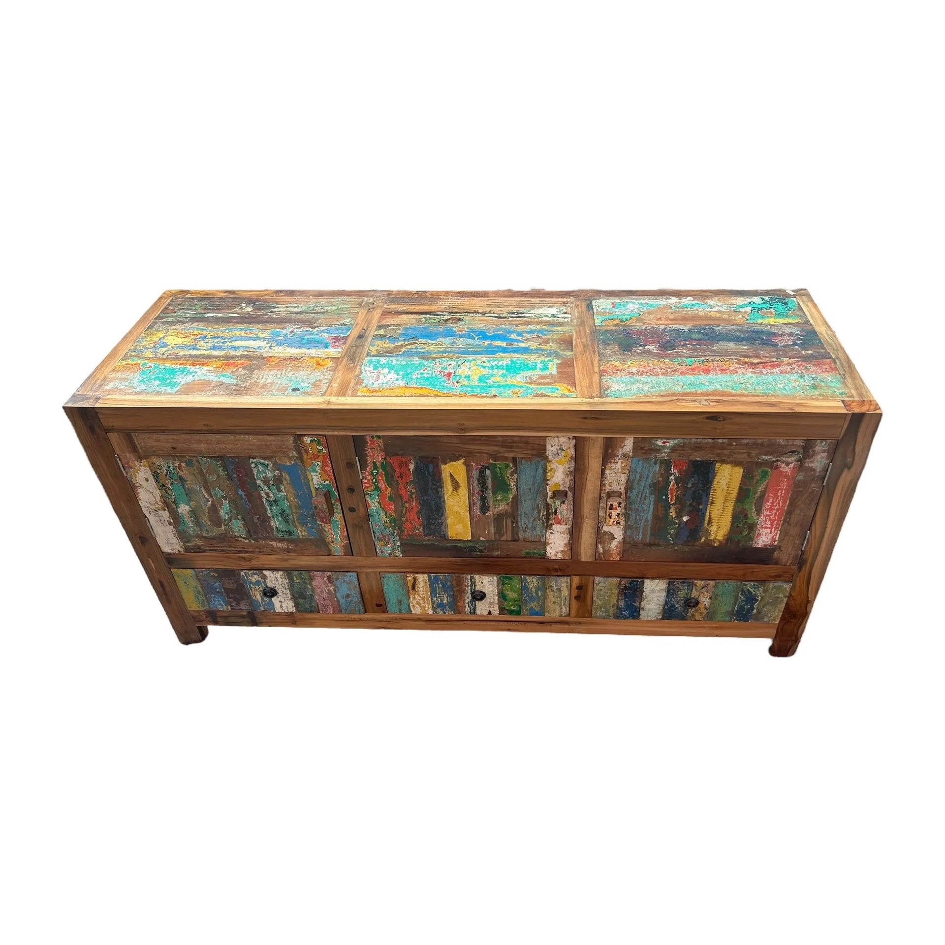 Recycled Boat Buffet 2 Door/3 Drawer (A) Broward Design Center