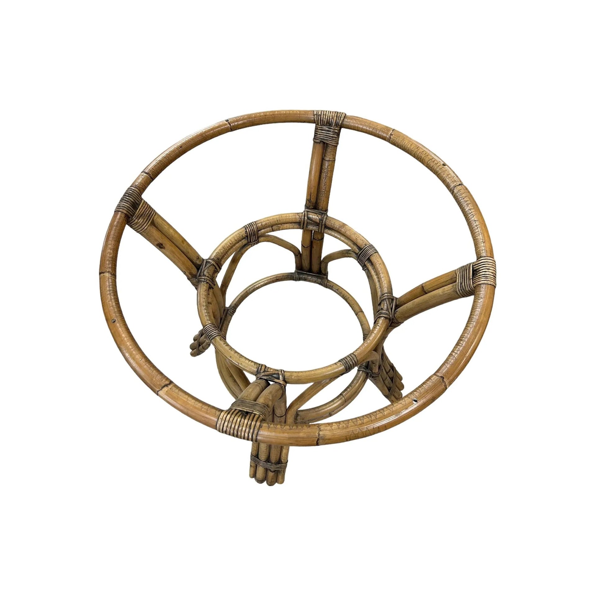 Round Rattan Roger Table Base Broward Design Center