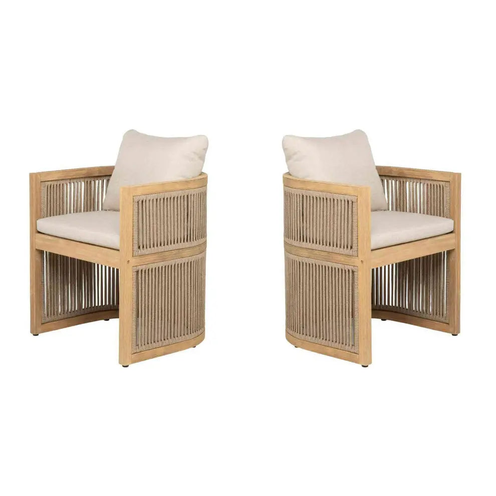 Panama Jack Dining Barrel Armchair (Set of 2) Pelican reef
