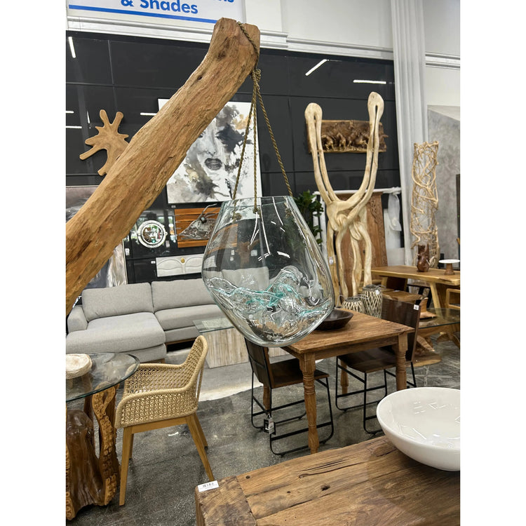 Hanging Glass Bowl Broward Design Center