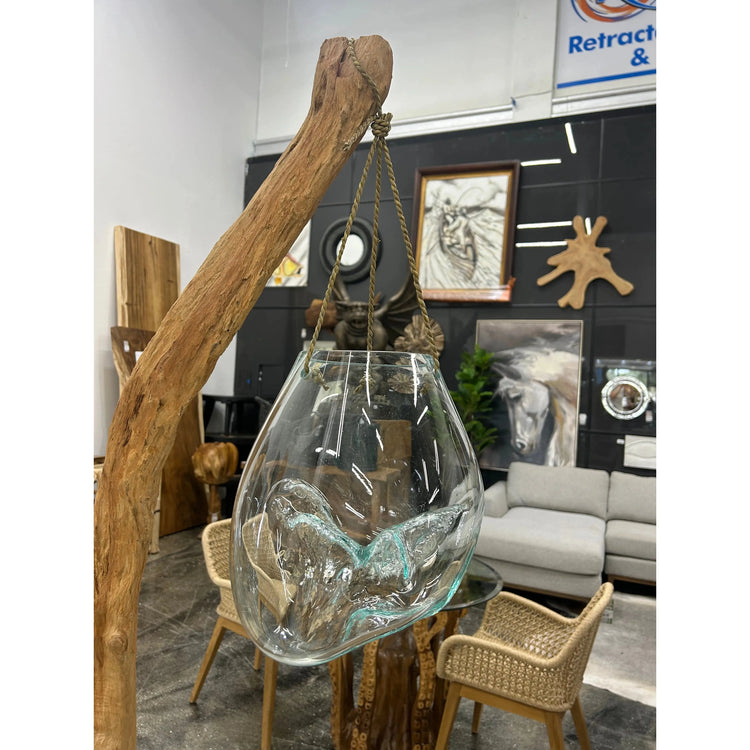 Hanging Glass Bowl Broward Design Center