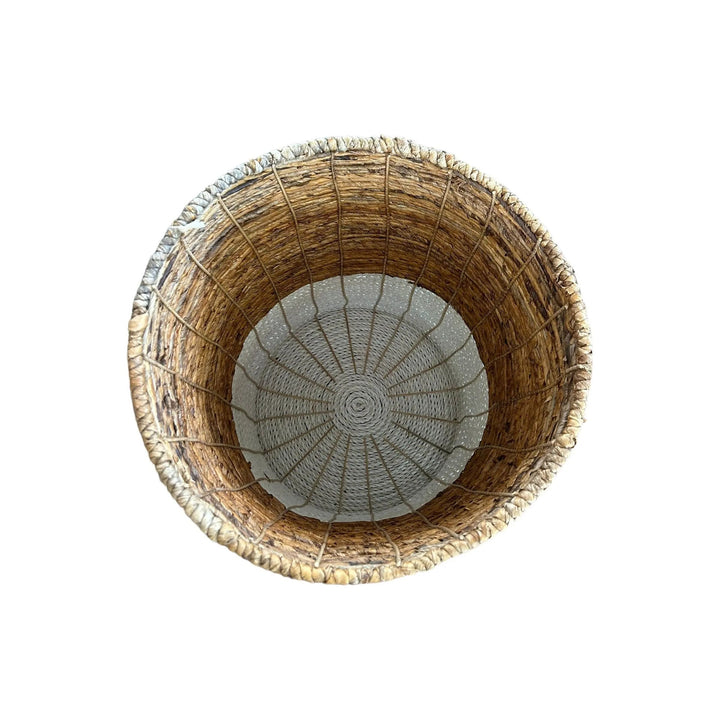 Woven Seagrass Hamper Broward Design Center