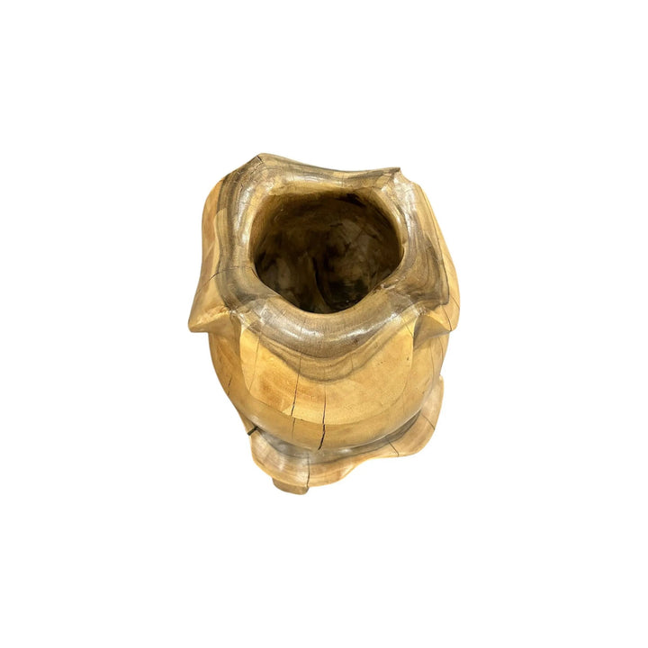 Unique Teak Pot/Planter Broward Design Center