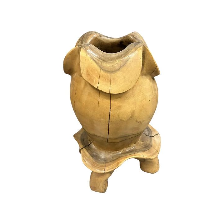 Unique Teak Pot/Planter Broward Design Center
