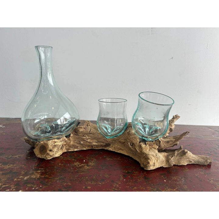 Melted Glass on Wood - Triple (B) Broward Design Center