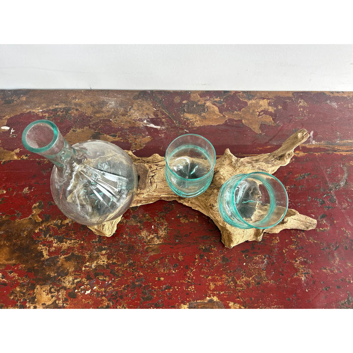 Melted Glass on Wood - Triple (B) Broward Design Center