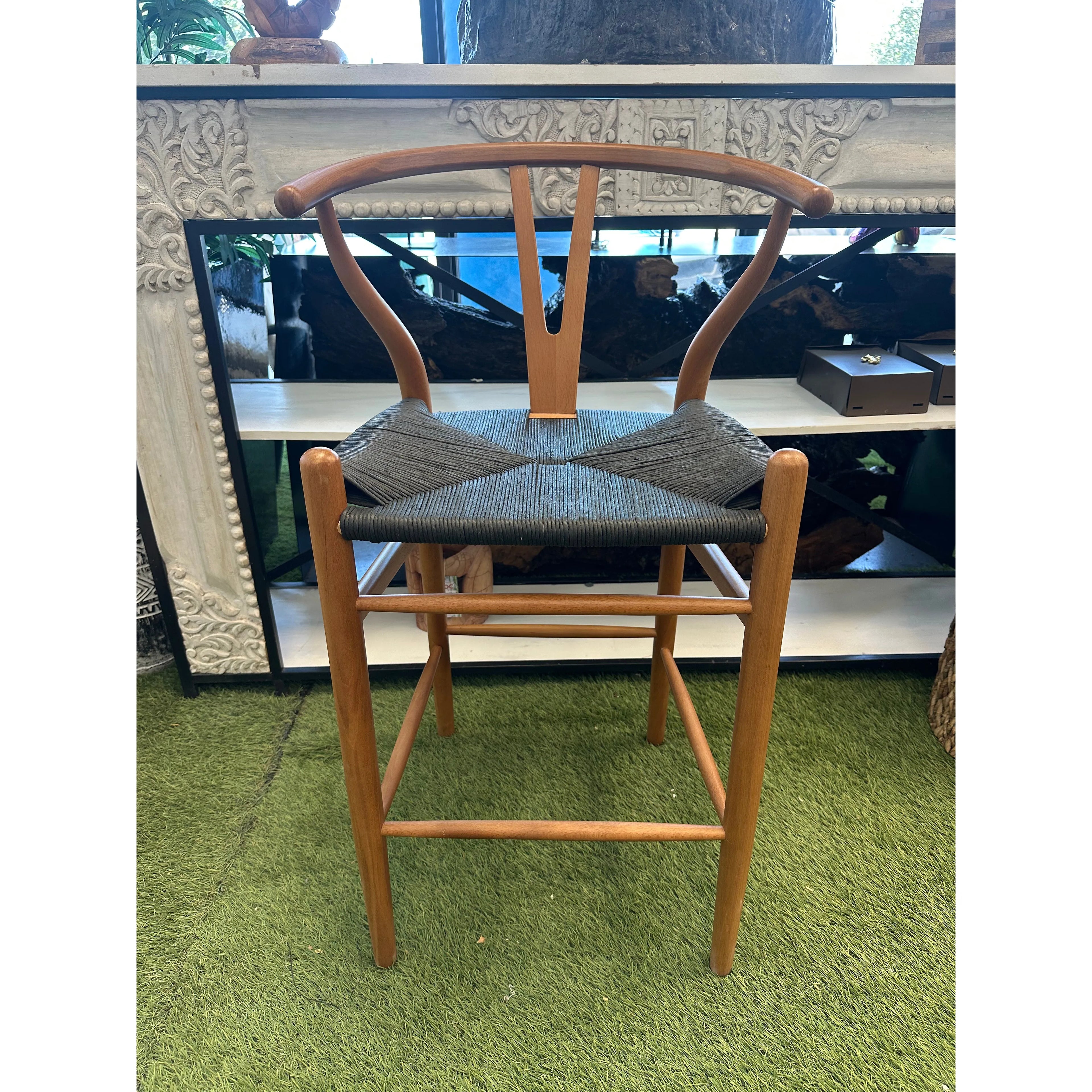 Wishbone Island Counter Stool Primitive Collection