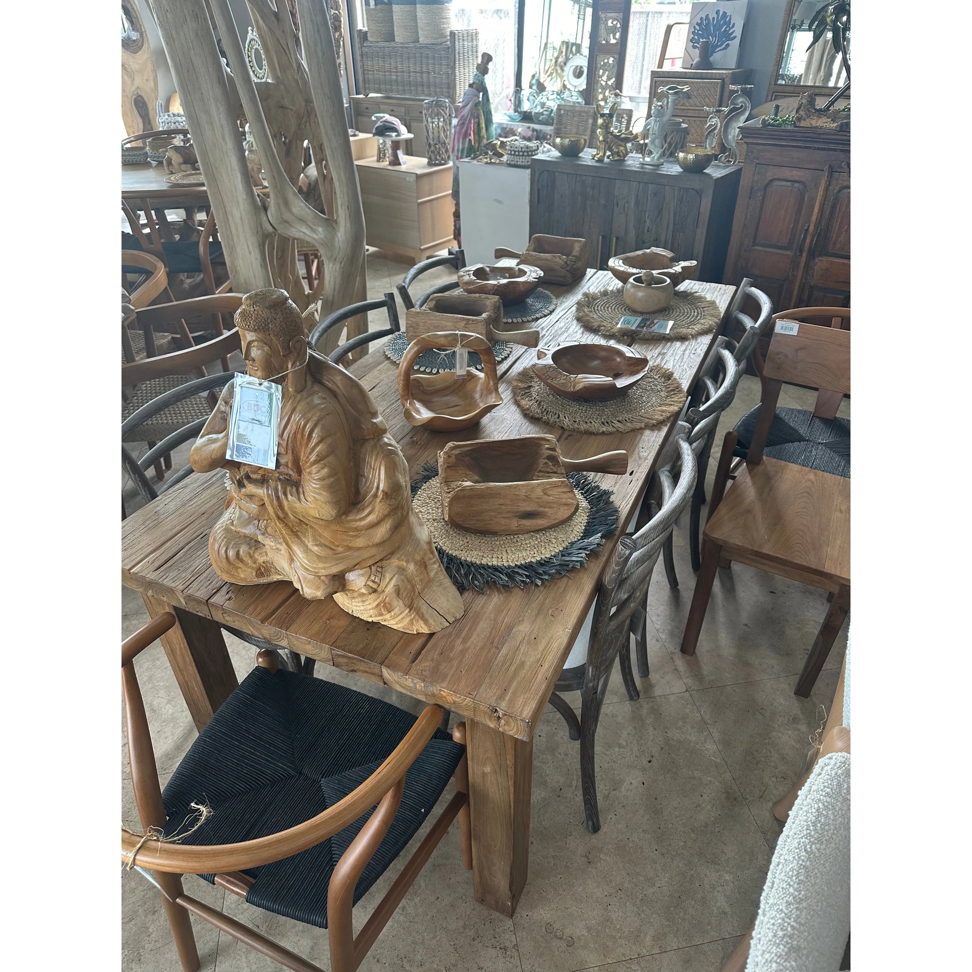 Recycled Teak Dining Table 80” x 40” Anteak