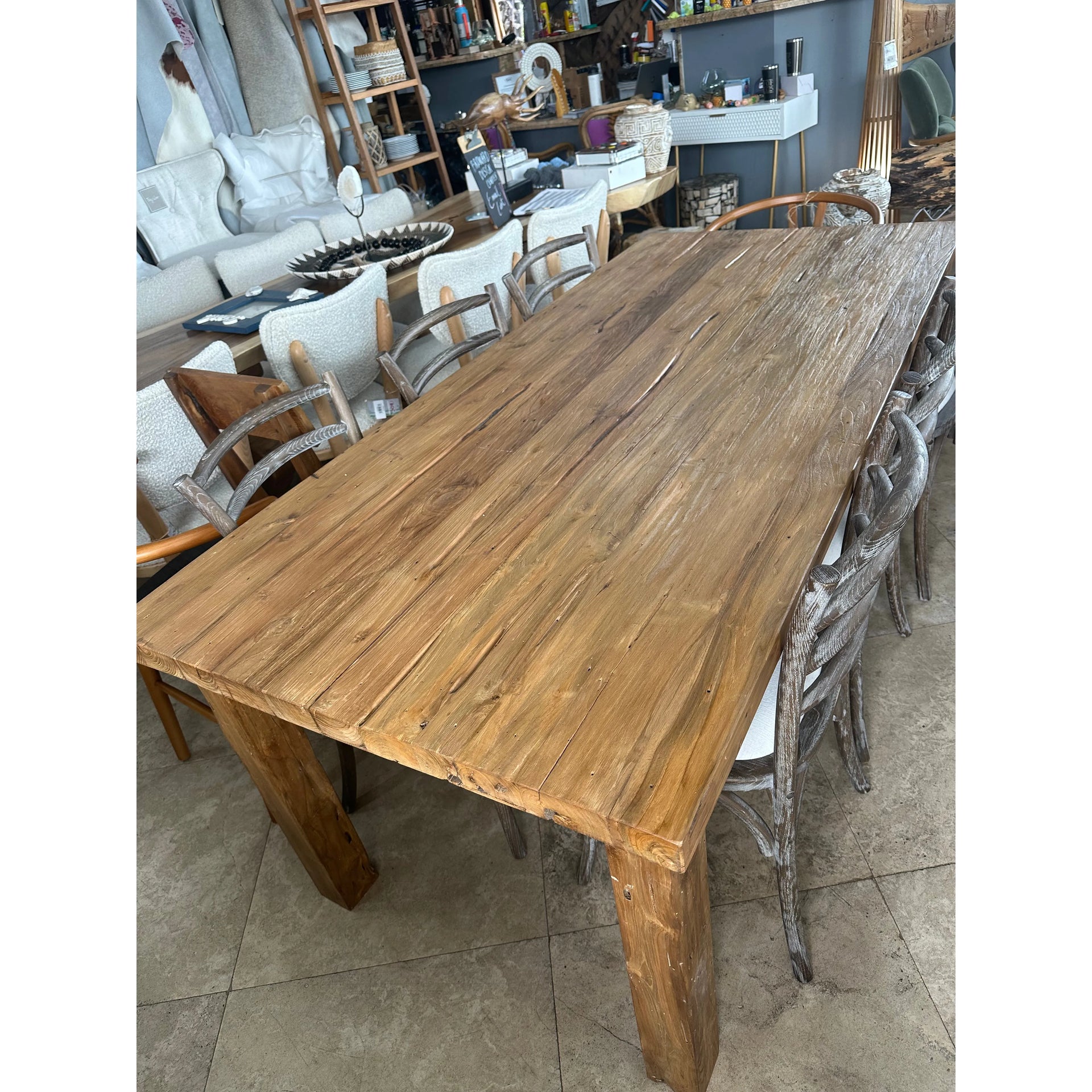 Recycled Teak Dining Table 80” x 40” Anteak