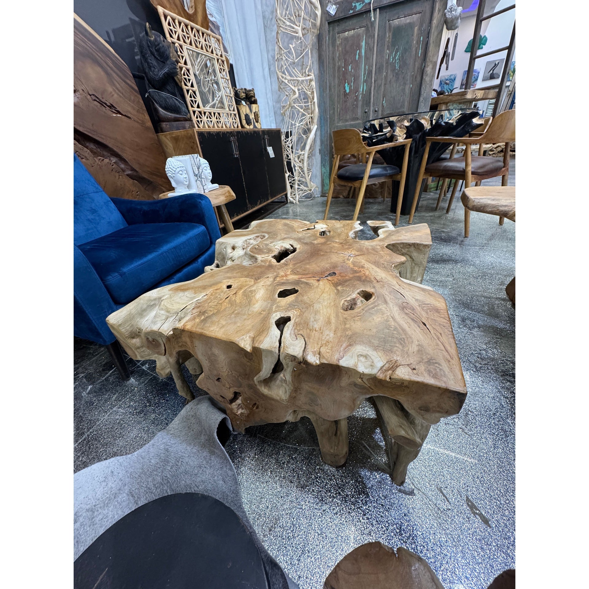 Teak Block Coffee Table Anteak