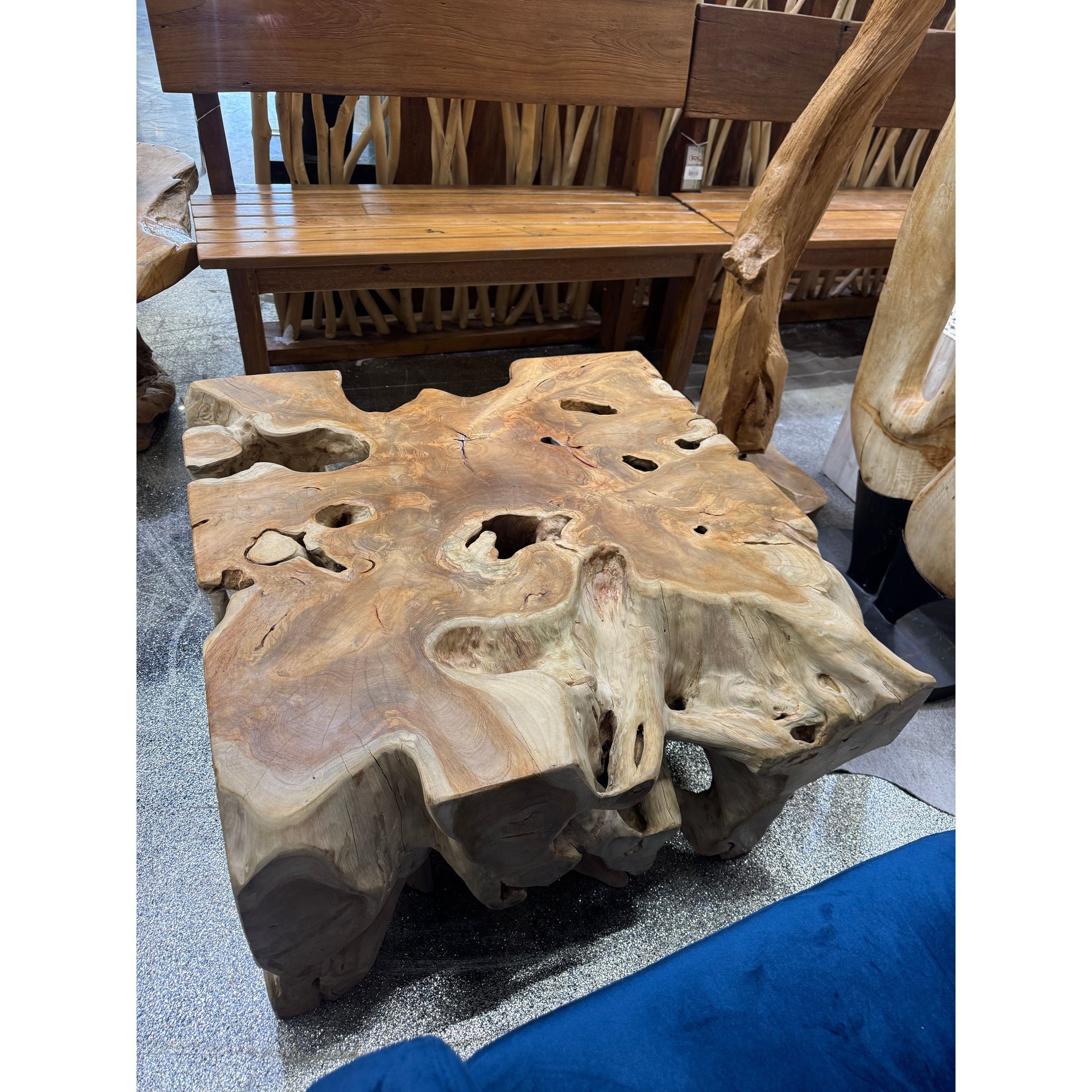 Teak Block Coffee Table Anteak