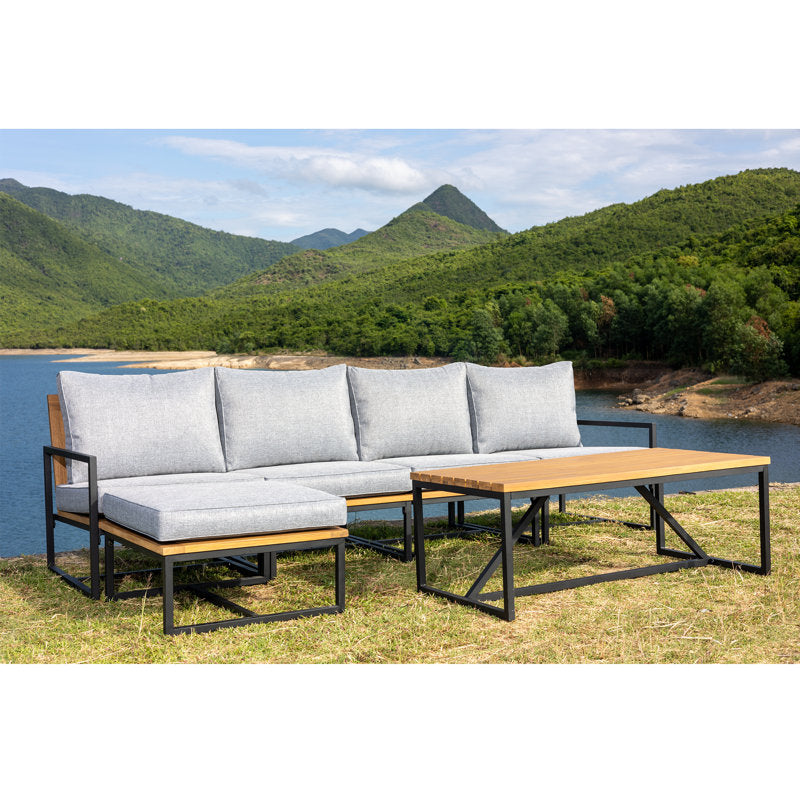 Panama Jack Acacia Wood Outdoor Set Pelican reef