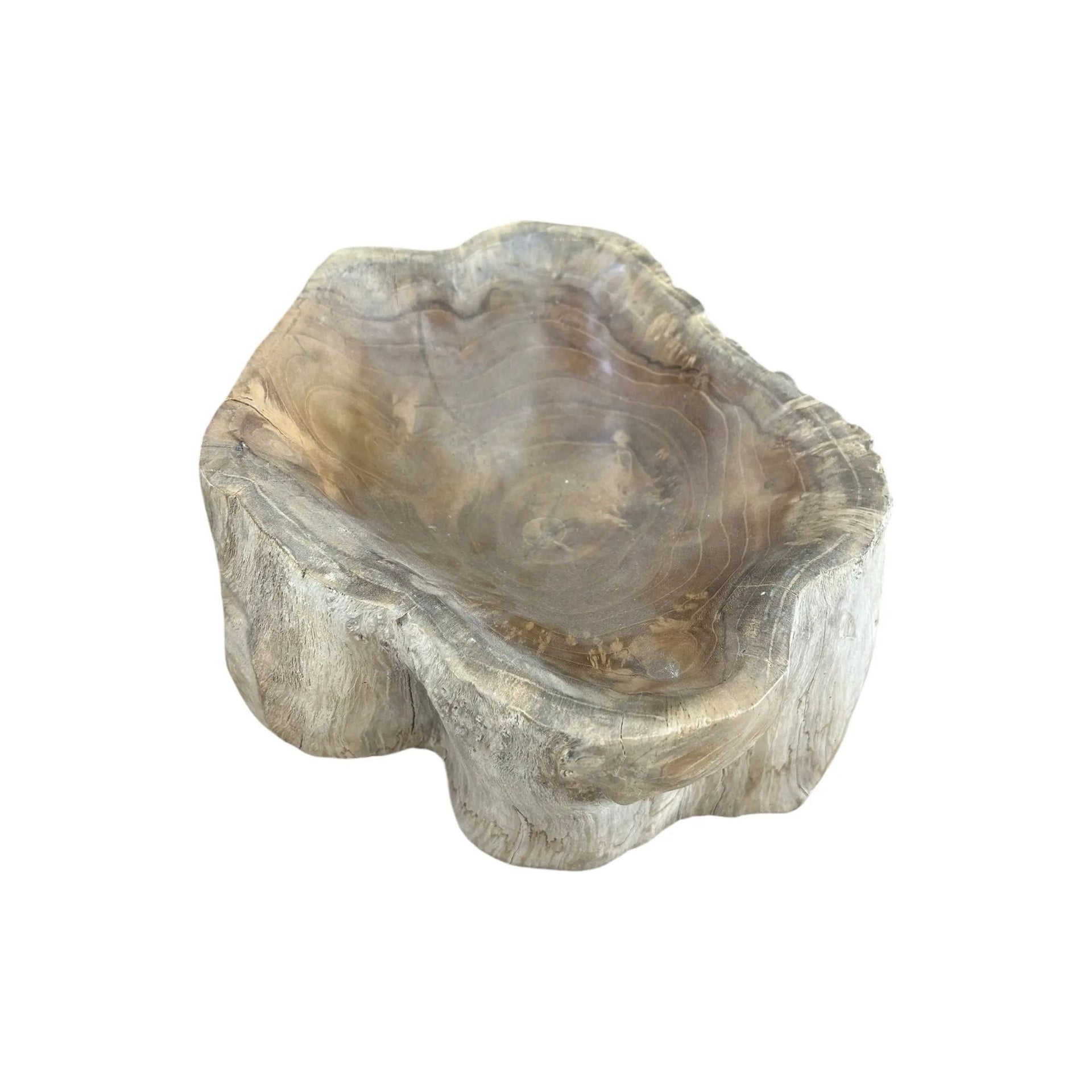 Natural Teak Bowl Broward Design Center
