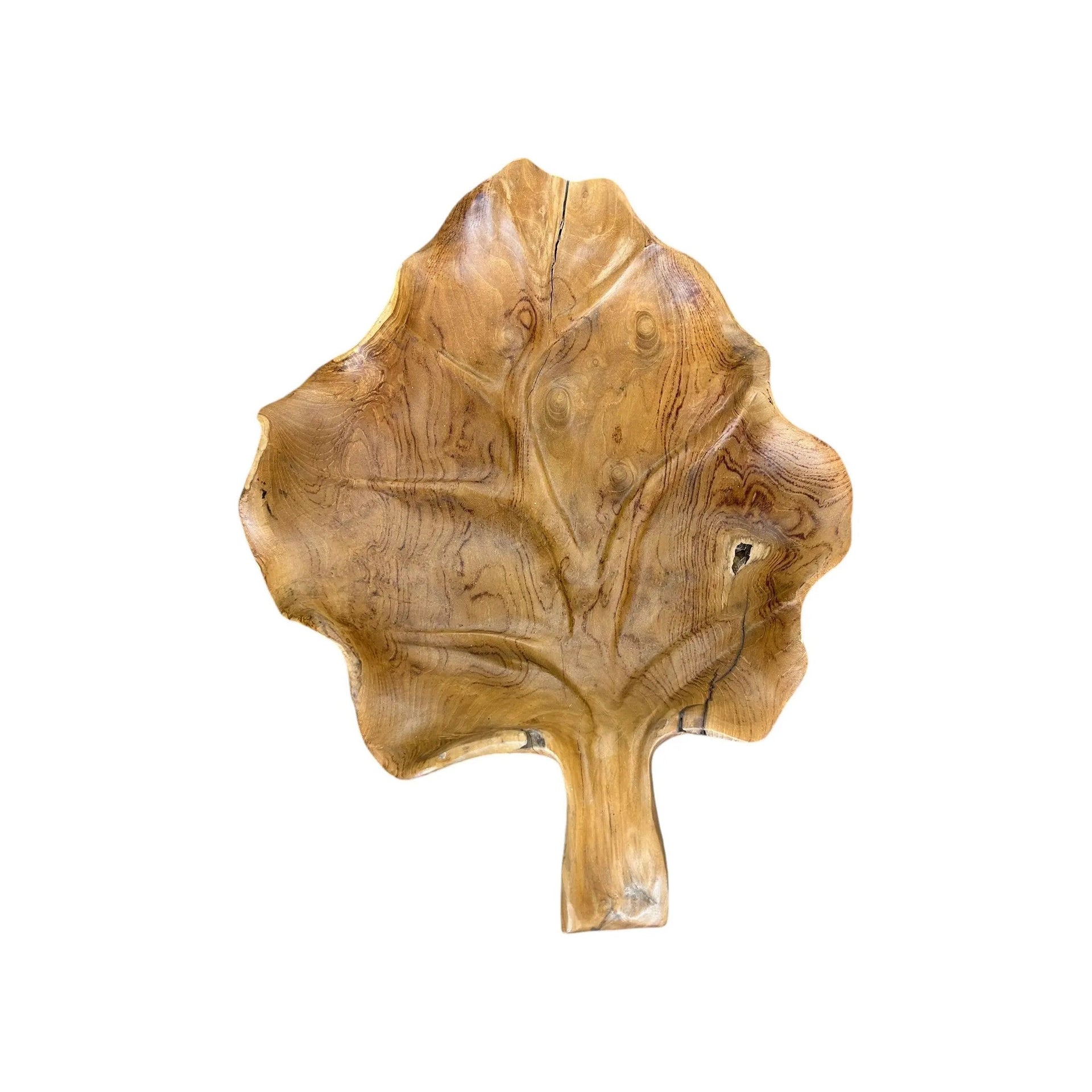Teak Leaf Center Piece Broward Design Center