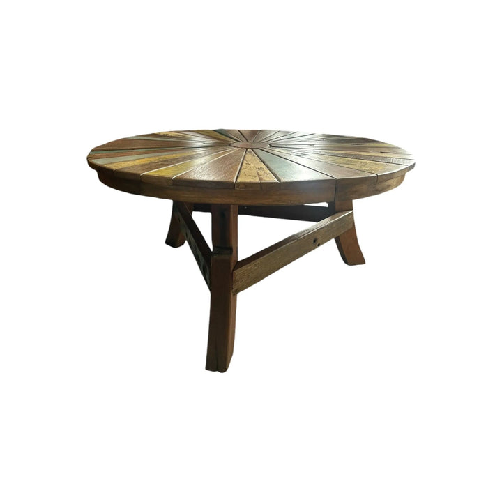 Recycled Boat PinWheel Coffee Table (4) Broward Design Center