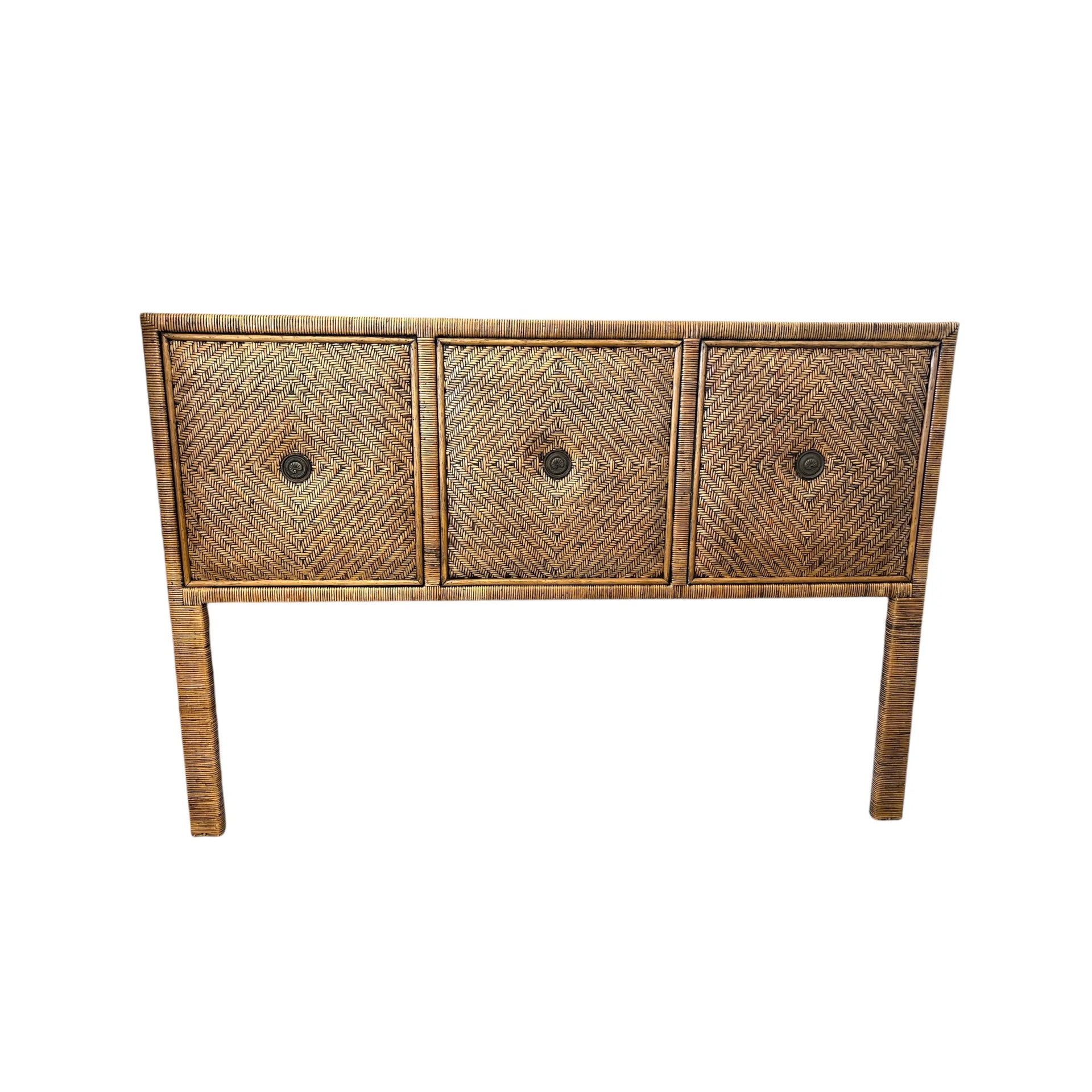 Rattan Head Board Broward Design Center