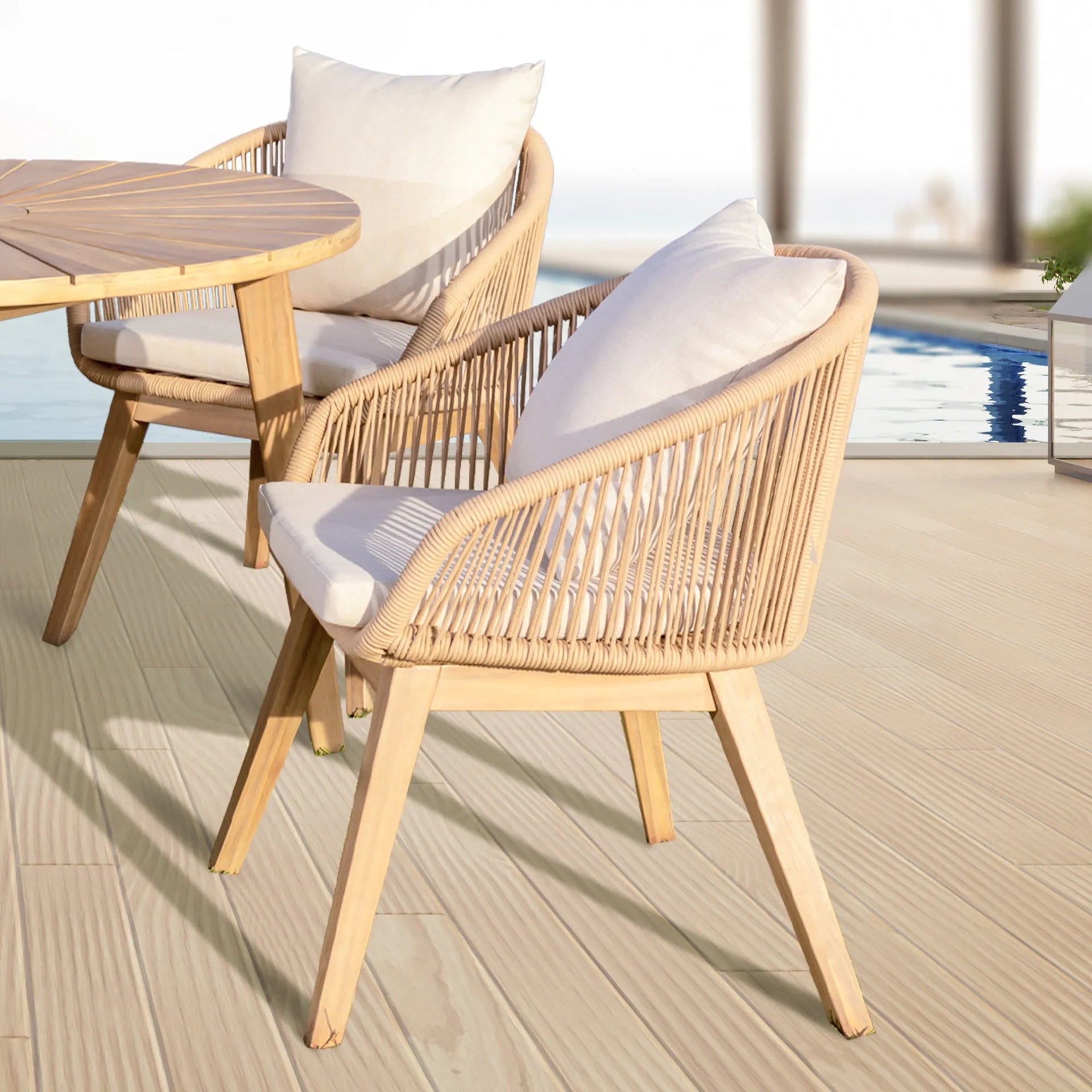 Panama Jack Dining Armchairs (Set of 2) Pelican reef