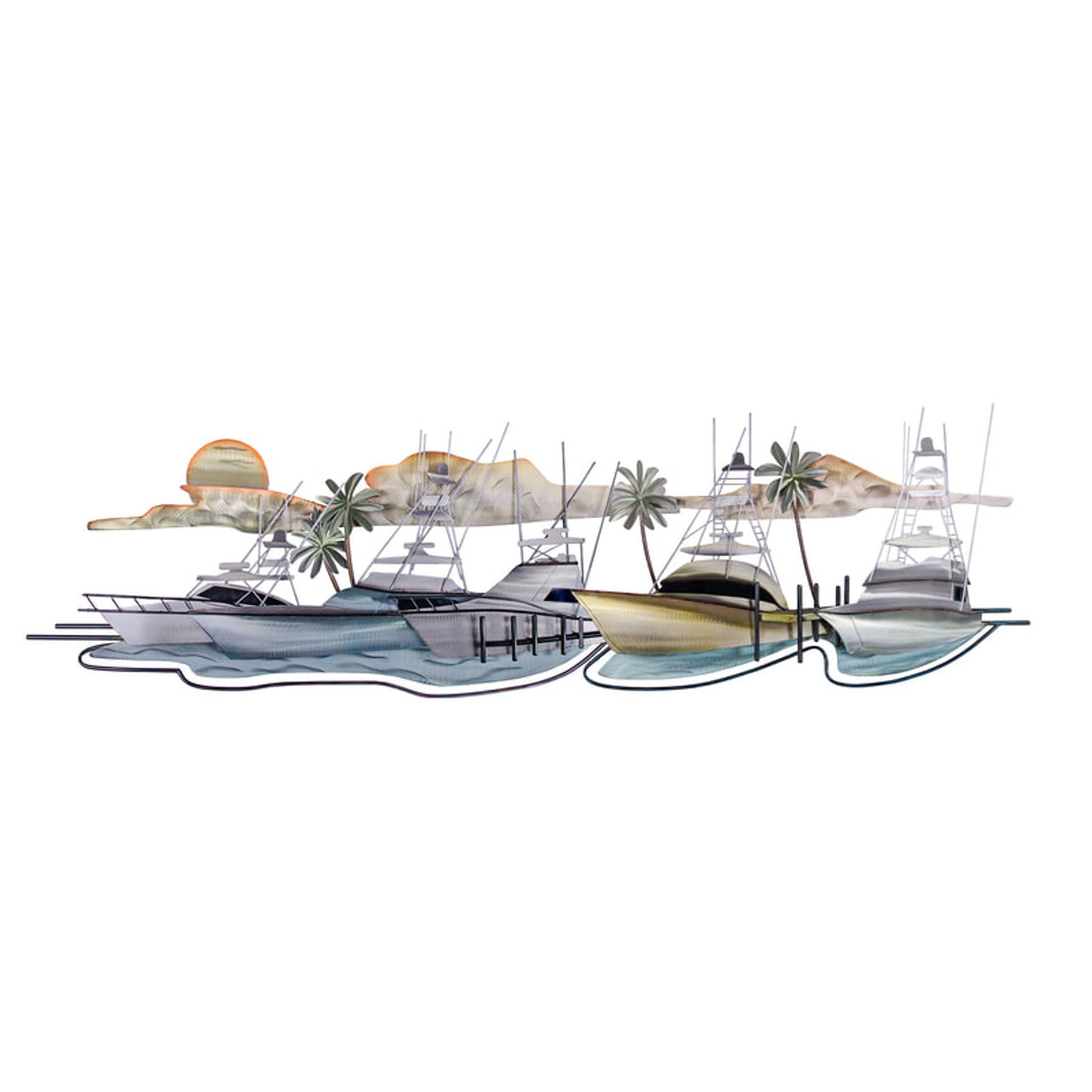 Hawk's Nest Sunrise | Marina Scene Coastal Broward Design Center