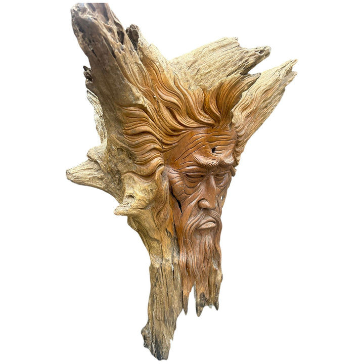 Hand Carved Teak God Sculpture Broward Design Center