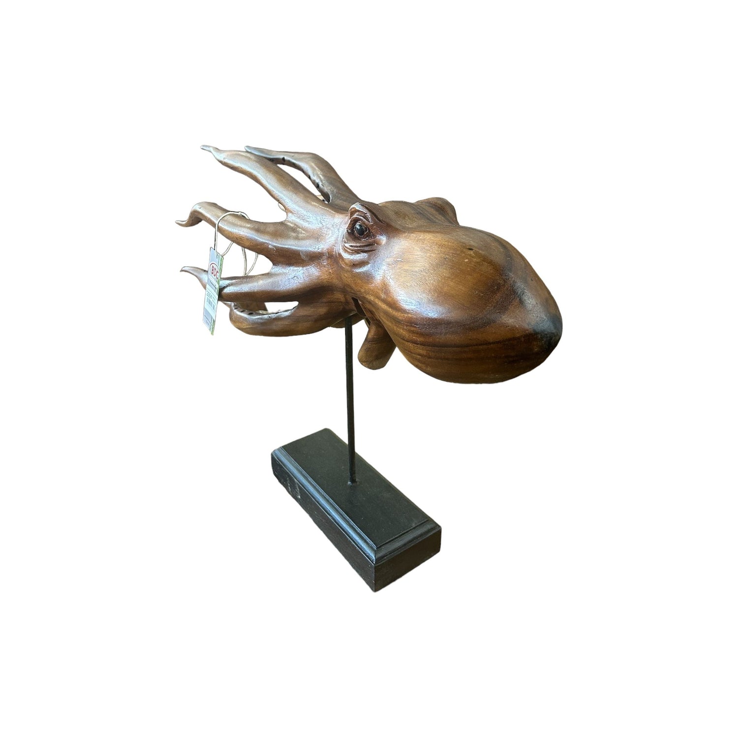 Teak Octopus on a Stand Broward Design Center