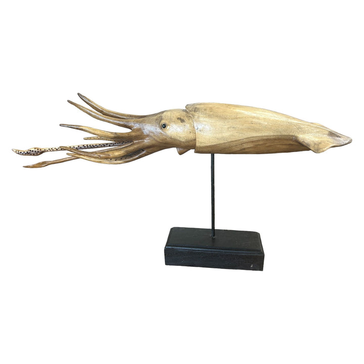 Teak Squid on Stand Broward Design Center