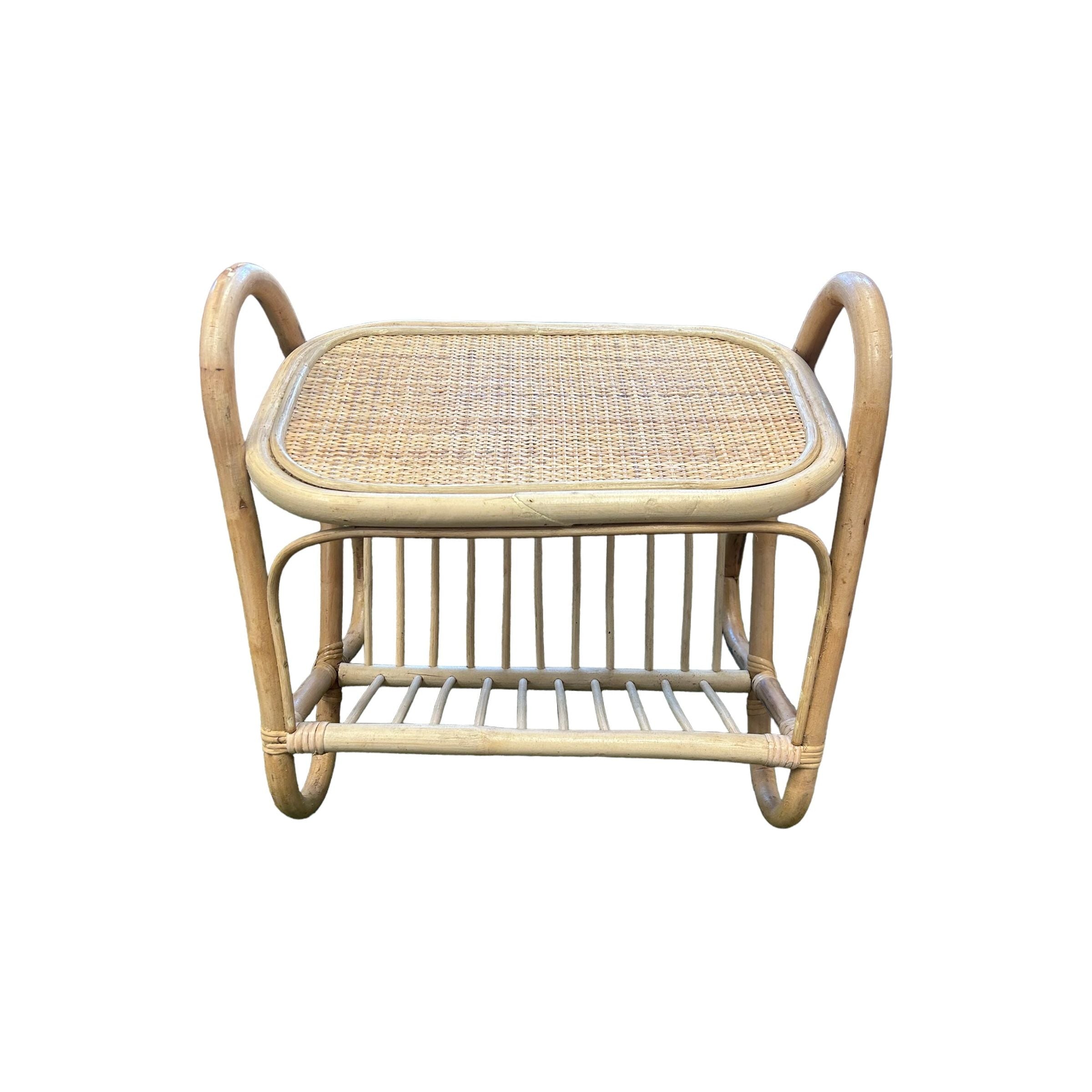 Rattan Stool Broward Design Center