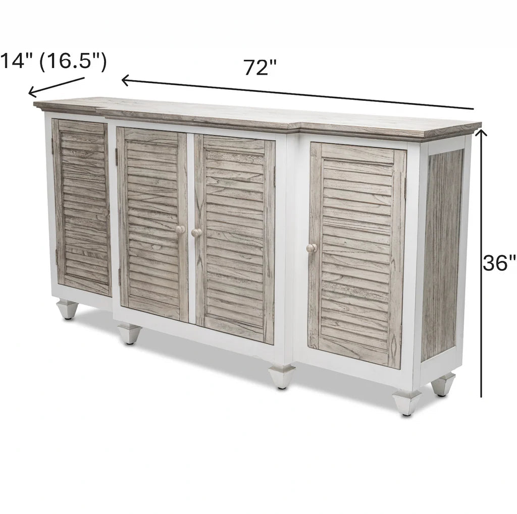 Islamorada 4-Door Credenza Lineage