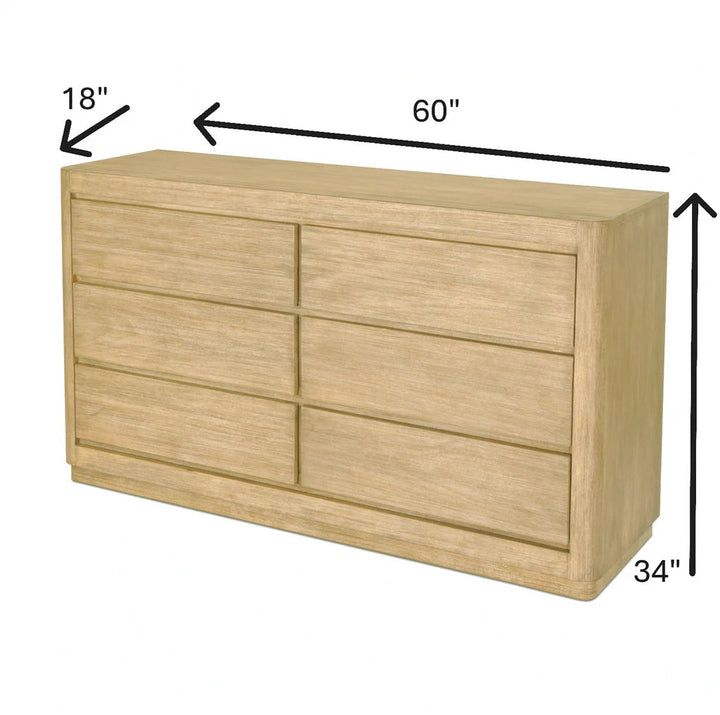 Hyde Park 6 Drawer Dresser Lineage