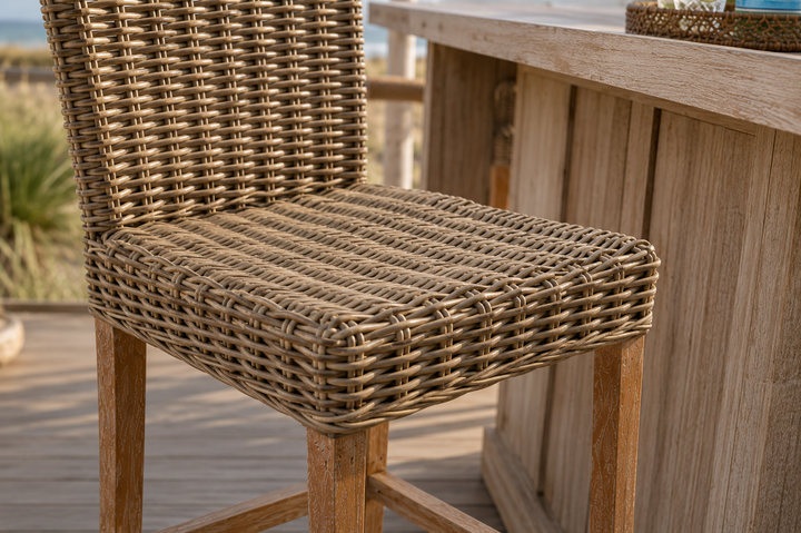 Key Largo Rattan Bar Stool Broward Design Center