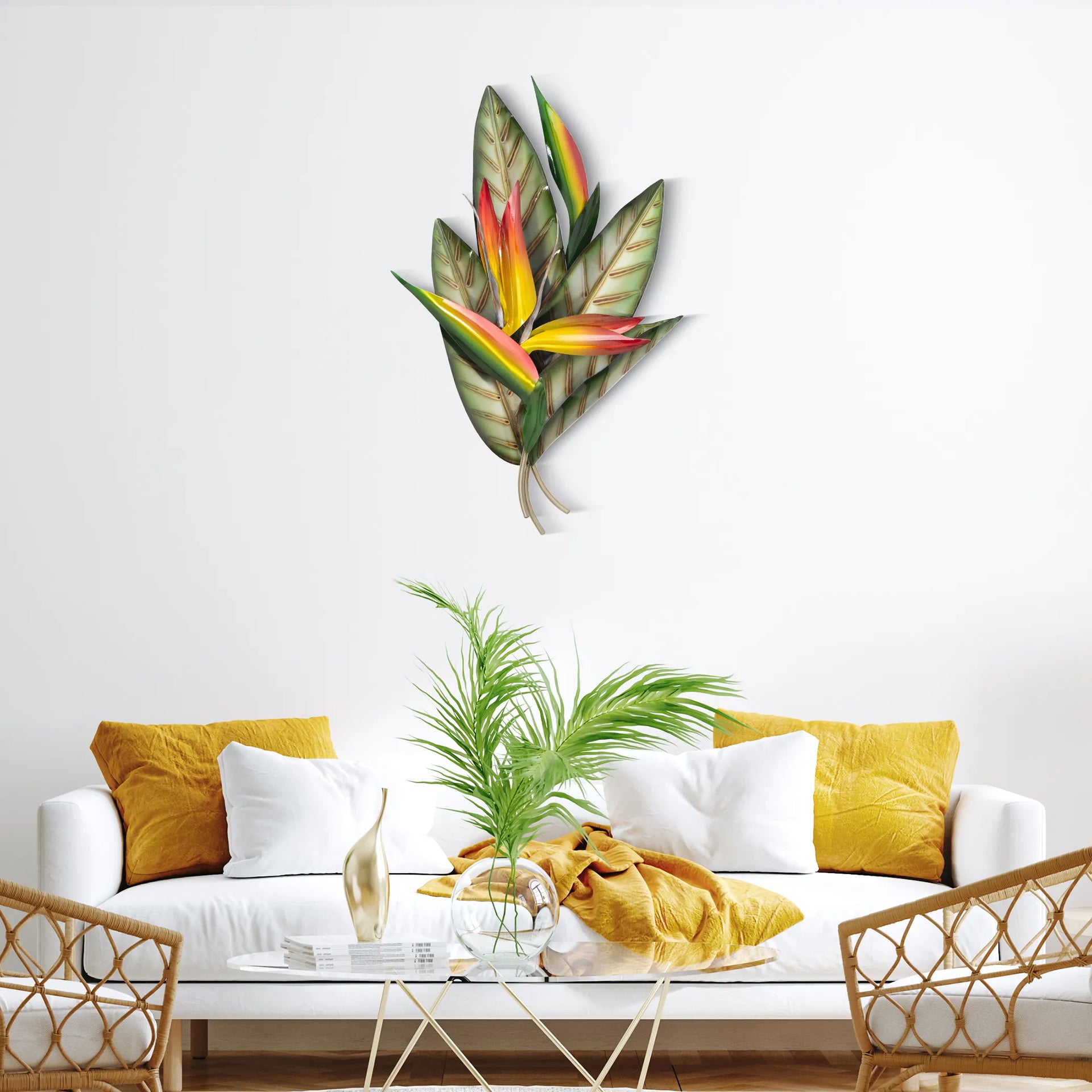 Bird of Paradise Natural Colors (stainless steel)