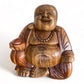 Happy Buddha Sculpture (Dark Brown)