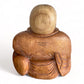 Happy Buddha Sculpture (Light Brown)